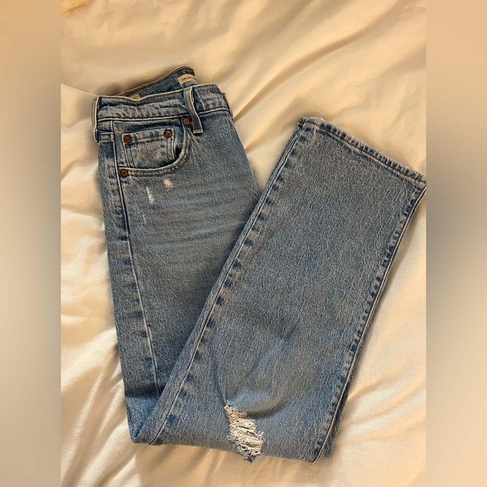 Levis Straight Ankle Ribcage Jeans